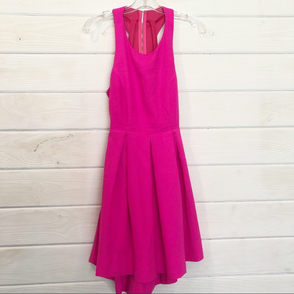Lulu’s Bright Hot Pink Sleeveless Dress